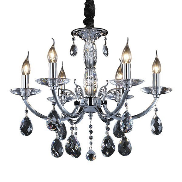 Lightstar (MD600003-6A) Люстра STREGARO 6х60W E14 ХРОМ (в комплекте) Lightstar (MD600003-6A) Люстра STREGARO 6х60W E14 ХРОМ (в комплекте)